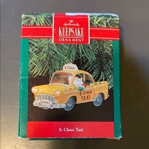 Hallmark Keepsake S. Claus Taxi Ornament
